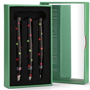 [[BRAND NEW]] Chooling Eyebrow Tweezers Set with Magnifying Mirror- Slant